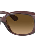 Jackie Ohh RB4101 6593M2 transparent dark brown