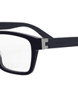 Aluminium Blue Rectangular Eyeglasses