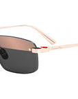 CDior S4U Rose Gold Rectangular Sunglasses