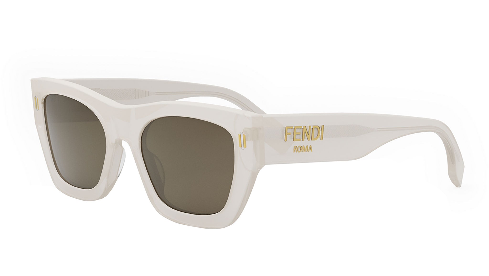 Occhiali da sole Fendi Roma donna FE40100I 21E Bianco – Ottica