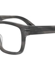 B.zero1 Grey Geometric Eyeglasses