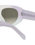 Triomphe Stamp Violet Pilot Sunglasses