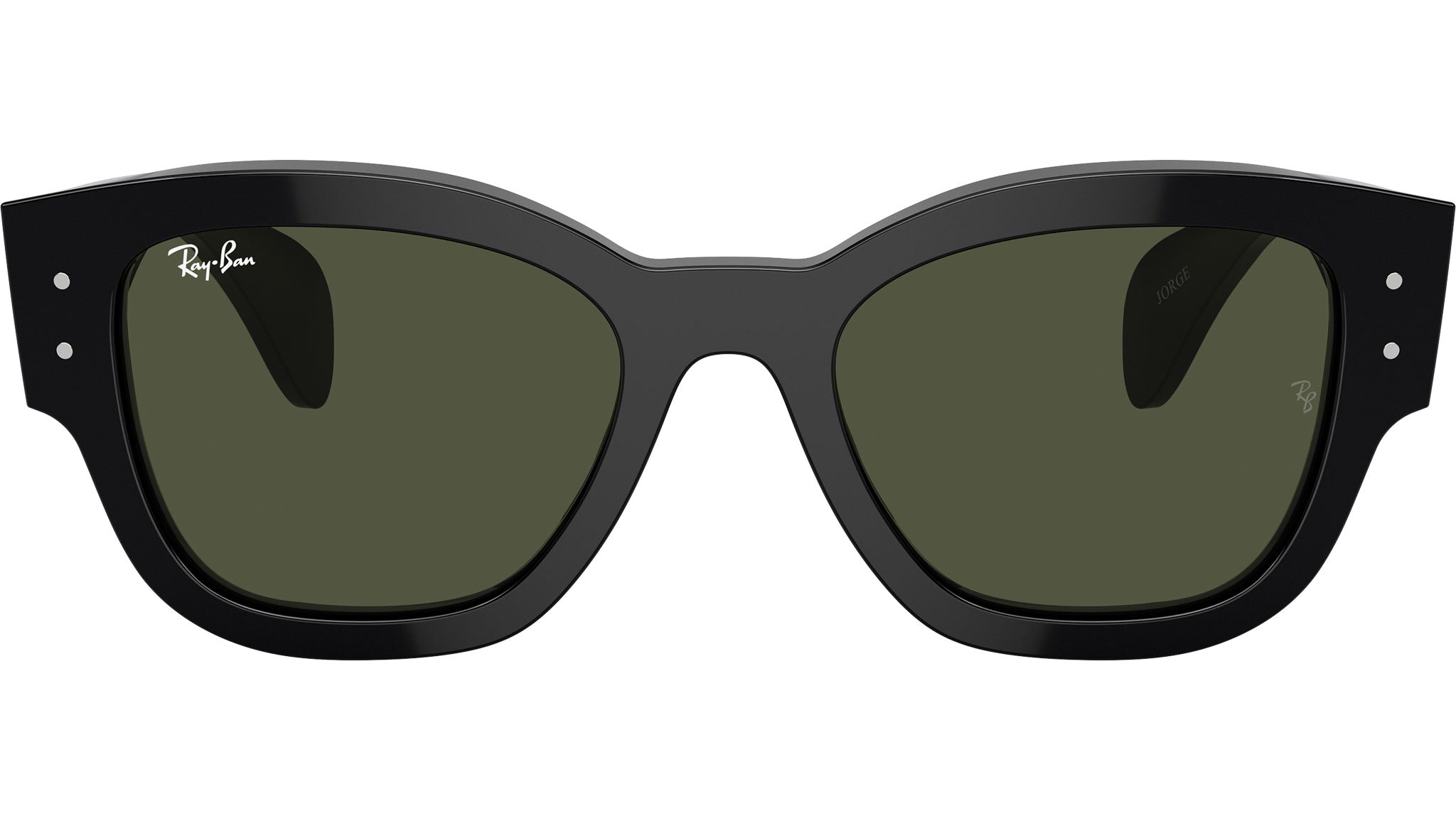 Occhiali da sole Ray-Ban Jorge RB7681S 901/31 Nero e Verde