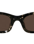 Boke Flower Havana Rectangular Sunglasses
