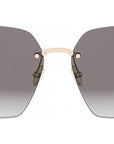 CDior S3U Rose Gold Squared Sunglasses