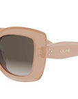 CELINE 3 Dots Pink Geometric Sunglasses