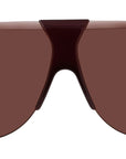 Slim Bordeaux Mask Sunglasses