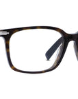 DiorBlackSuitO SI Havana Rectangular Eyeglasses