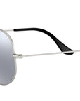 Aviator Mirror RB3025 019/W3 Matte Silver Grey