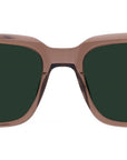 Zander Brown Square Sunglasses