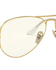 Aviator Clear Evolve RB3025 001/5F Gold Grey Photochromic