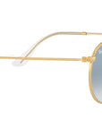Round Flat Lenses RB3447N gold azure