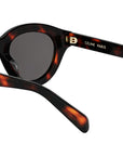 Triomphe Mini Havana Round Sunglasses