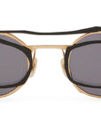 MM-0044 No.1 Black and Gold Sunglasses