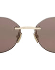 Serpenti Forever Gold Oval Sunglasses