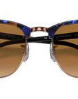 Clubmaster RB3016 125651 spotted brown/blue