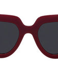 Anagram Bordeaux Geometric Sunglasses