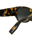 DiorBlackSuit XL S4I Havana Square Sunglasses