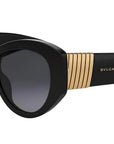 Tubogas Black Oval Sunglasses