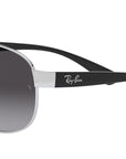 RB3386 silver metal grey