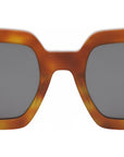 Triomphe Tortoise Square Sunglasses