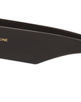 CELINE 3 Dots Shiny Black Mask Sunglasses