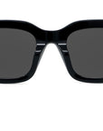 AKA Black Rectangular Sunglasses