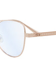 DiorCannageO B1F Rose Gold Butterfly Eyeglasses