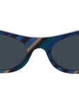 Signature Blue Geometric Sunglasses
