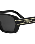 DiorSignature 12I Black Rectangular Sunglasses