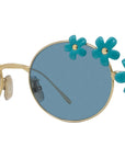 Signature Gold Oval Sunglasses