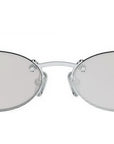 Fendi First Silver Oval Sunglasses