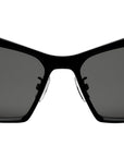 Giv Cut Black Geometric Sunglasses