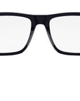 Aluminium Blue Rectangular Eyeglasses