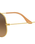 Aviator Gradient RB3025 112/M2 Gold Brown