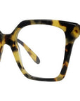 Slim Tortoise Square Eyeglasses