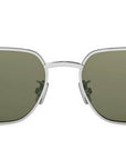 Christian Dior Label S2U Silver Rectangular Sunglasses