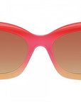 GV Day Red Faded Geometric Sunglasses