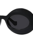 Chunky LW40091I 01A Black Oval Sunglasses