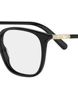 Mini CD O 10I Black Squared Eyeglasses