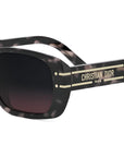 DiorSignature 12I Pink Havana Rectangular Sunglasses