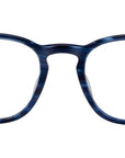 Husney Blue Square Eyeglasses