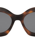 Triomphe Tortoise Round Sunglasses