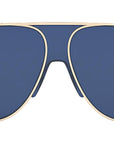 DiorSignature A3U Blue Gold Geometric Sunglasses