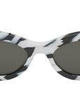 CELINE Monochroms Animalier Geometric Sunglasses