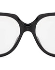 Triomphe Black Geometric Eyeglasses