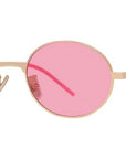GV Speed Gold Round Sunglasses