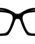Crinkle Kreuz Black