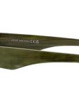 Anagram Green Oval Sunglasses