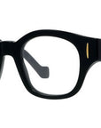 Anagram Black Geometric Eyeglasses